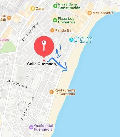 Beach And City Apartment A 50M De La Playa フエンヒロラ エクステリア 写真